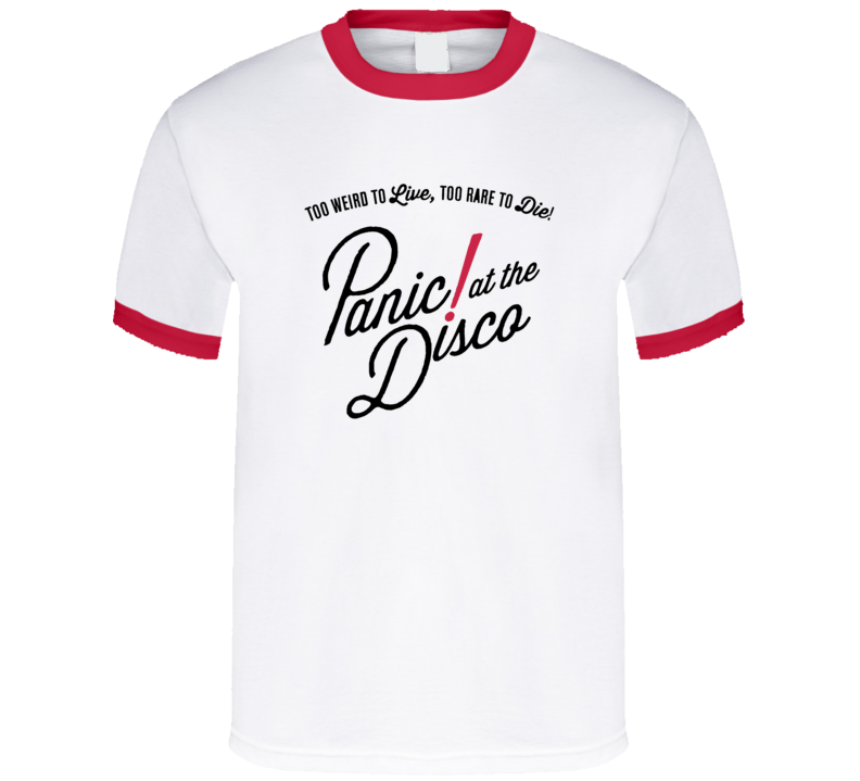Too Weird Panic At The Disco Music Brendon Urie T Shirt Too Weird Panic At The Disco Music Brendon Urie T Shirt