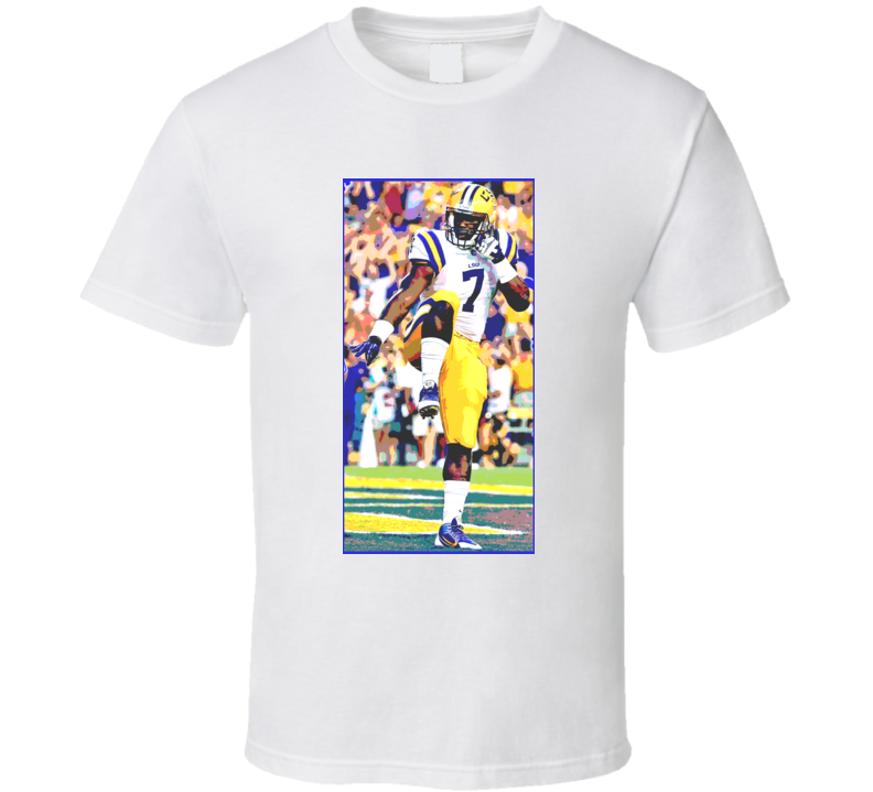 Leonard Fournette Posterized Worn Look LSU Heisman Football Fan T Shirt Leonard Fournette Posterized Worn Look LSU Heisman Football Fan T Shirt