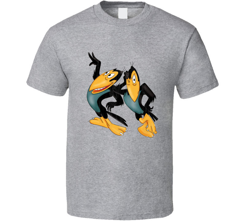 Heckle And Jeckle Retro Cartoon Character Worn Look Gift T Shirt Heckle And Jeckle Retro Cartoon Character Worn Look Gift T Shirt
