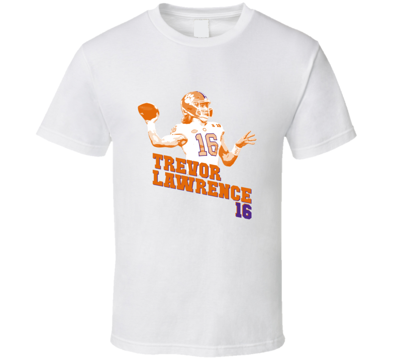 Trevor Lawrence Clemson Football Championship T Shirt Trevor Lawrence Clemson Football Championship T Shirt