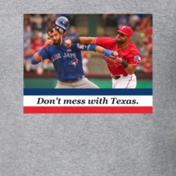 Don't Mess With Texas Rougned Odor Bautista Punch Texas Jose Bautista Punch Baseball Fan T Shirt 22229698