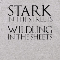 Stark In The Streets Wildling in the Sheets GOT Game of Thrones Kristen Bell and Dax Shepard Replica Jimmy Kimmel Season Premiere Tanktop 22257942