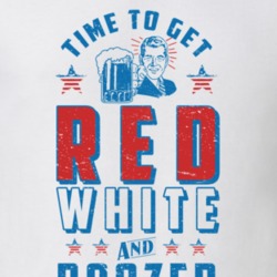 4th Of July Patriotic American Classic T Shirt Time to Get Red White and Boozed 22314987