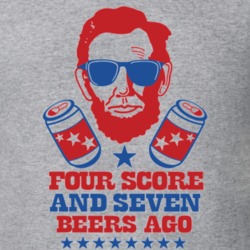 4th Of July Patriotic Four Score and Seven Beers Ago American Classic T Shirt 22314988
