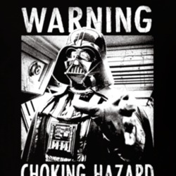 Darth Vader Star Wars Warning Choking Hazard Trendy Classic T Shirt 22314993
