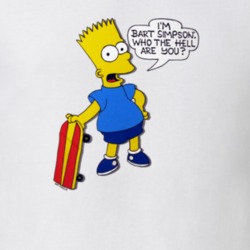The Simpsons Hi I'm Bart Simpson Funny Classic T Shirt 22791824