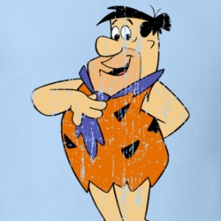 Fred Flintstone Best Retro Cartoon Character Aged Look Gift T Shirt 25224246