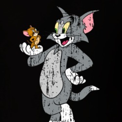 Tom and Jerry Best Retro Cartoon Character Aged Look Gift T Shirt 25231350
