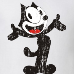 Felix The Cat Best Retro Cartoon Character Aged Look Gift T Shirt 25231511