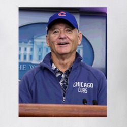 Bill Murray Cubs Baseball Fan Photo T Shirt 25298396