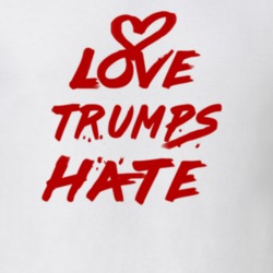 Love Trumps Hate Election Gaga Inspired President Hillary Clinton T Shirt 25408526