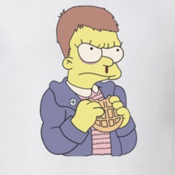 Stranger Things Eleven Elle Eggo The Simpsons Inspired Funny T Shirt 25409048