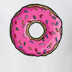 Mmm Donuts Homer Simpson Inspired Funny TV T Shirt 25413369