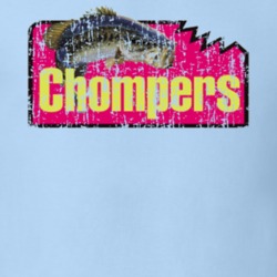 Chompers Fishing Lover Products Cool Gift Worn Look T Shirt 25978253
