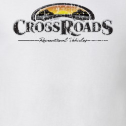 CrossRoads RV Camping Outdoors Lover Cool Worn Look T Shirt 26059218