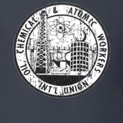 Oil Chemical and Atomic Workers US Trade Unions Trendy Worn Look T Shirt 26073617