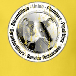 UA Local 400 US Trade Unions Trendy Worn Look T Shirt 26073631