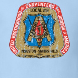 Kingston Carpenters Union US Trade Unions Trendy Worn Look T Shirt 26073651