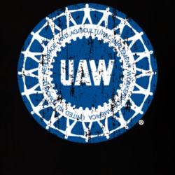 United Automobile Workers US Trade Unions Trendy Worn Look T Shirt 26073654