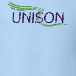 UNISON US Trade Unions Trendy Worn Look T Shirt 26076301