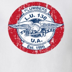 Plumbers Local 130 US Trade Unions Trendy Worn Look T Shirt 26076545