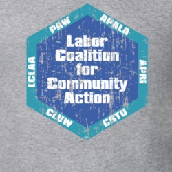 Coalition of Labor Union Women US Trade Unions Trendy Worn Look T Shirt 26076616
