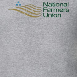 National Farmers US Trade Unions Trendy Worn Look T Shirt 26076631