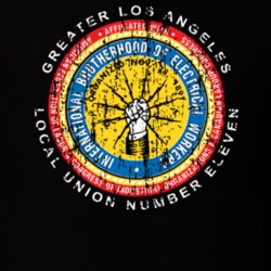 IBEW Local 11 US Trade Unions Trendy Worn Look T Shirt 26078234