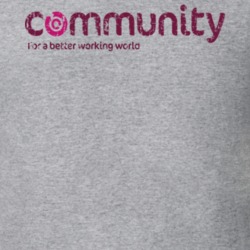 Community US Trade Unions Trendy Worn Look T Shirt 26107699