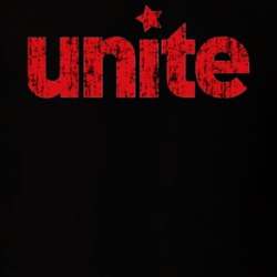 UNITE US Trade Unions Trendy Worn Look T Shirt 26109403