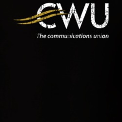 CWU US Trade Unions Trendy Worn Look T Shirt 26109504