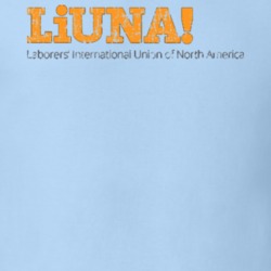 LIUNA US Trade Unions Trendy Worn Look T Shirt 26114934