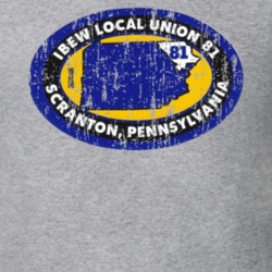 IBEW Local 81 US Trade Unions Trendy Worn Look T Shirt 26115196