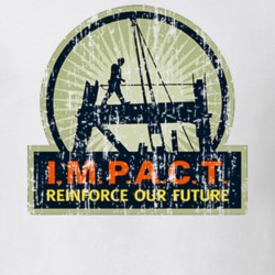 IMPACT US Trade Unions Trendy Worn Look T Shirt 26122969