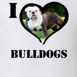 Bull Dog I Heart Dog Animal Lover Cool T Shirt 26200623