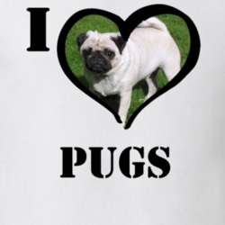 Pug I Heart Dog Animal Lover Cool T Shirt 26200624