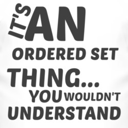 Ordered Set Thing You Wouldnt Understand Music T Shirt 2703845