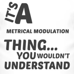 Metrical Modulation Thing You Wouldnt Understand Music T Shirt 2704046