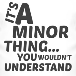 Minor Thing You Wouldnt Understand Music T Shirt 2704055
