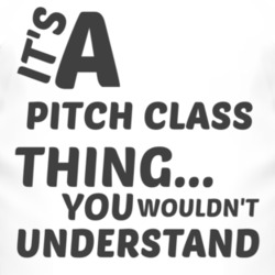 Pitch Class Thing You Wouldnt Understand Music T Shirt 2704294
