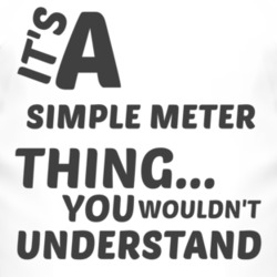 Simple Meter Thing You Wouldnt Understand Music T Shirt 2704656