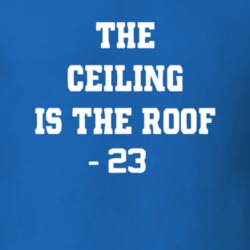 The Ceiling is the Roof North Carolina National Champions 2017 Basketball Michael Jordan T Shirt 27719690