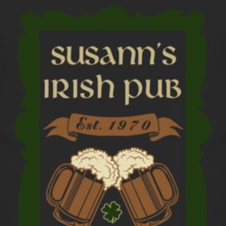 Susann's Irish Pub Sign Distressed T Shirt 2778660