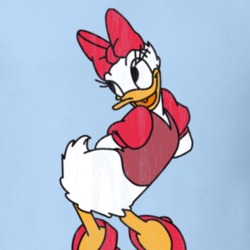 Daisy Duck Retro Cartoon Character Worn Look Gift T Shirt 28091217