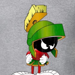 Marvin Martian Retro Cartoon Character Worn Look Gift T Shirt 28092188