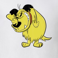 Muttley Retro Cartoon Character Worn Look Gift T Shirt 28092471