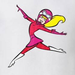 Penelope Pitstop Retro Cartoon Character Worn Look Gift T Shirt 28124439