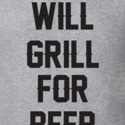 Will Grill For Beer Fathers Day Dad Grandpa Funny Drinking Gift T Shirt 29752757
