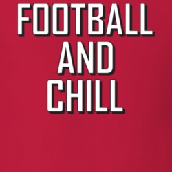 Football And Chill Funny Fathers Day Grandpa Gift T Shirt 30570927