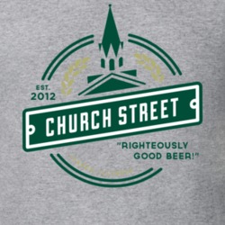 Church Street Beer Logo Hipster Gift Fan T Shirt 32865897